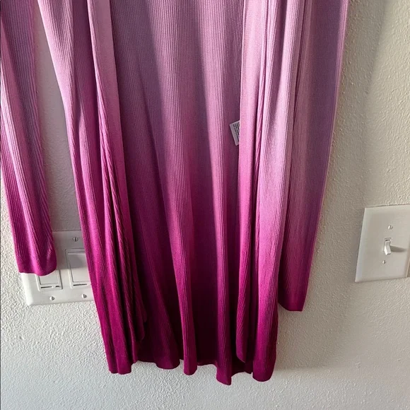 Pink Ombre Long Cardigan - Picture 2 of 6